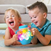 Lichtgevende beker - Sensory play cup Purple