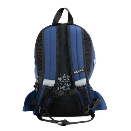 Rugzak Pick & Pack Shark Shape - Navy Medium