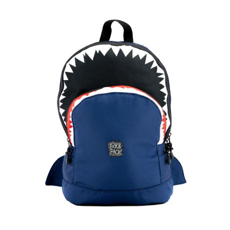 Rugzak Pick & Pack Shark Shape - Navy Medium