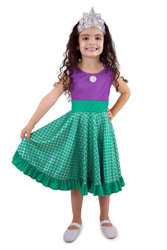 Zeemeermin jurk maat 4