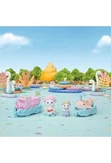 Pretpark speelset op de golven