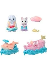 Pretpark speelset op de golven