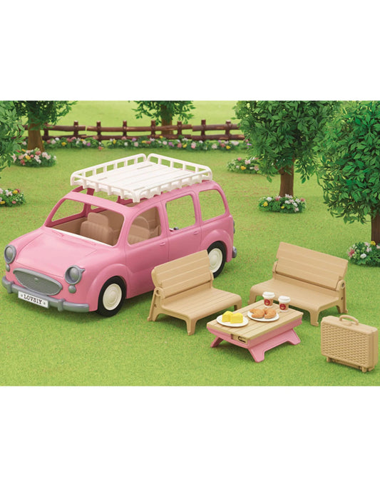 Familie picknick auto