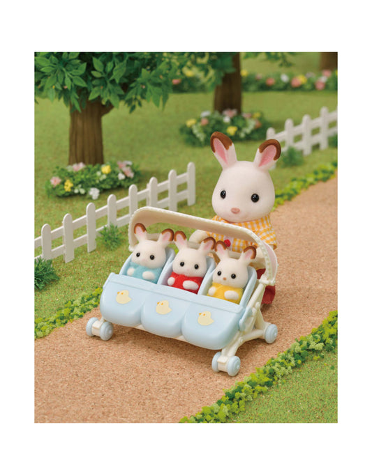 Wandelwagen drieling