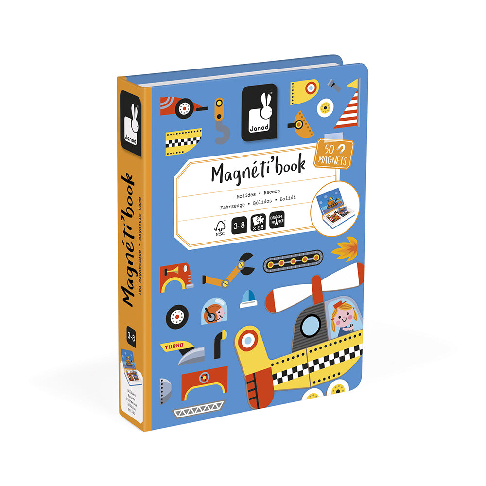 Magneetboek - Racers