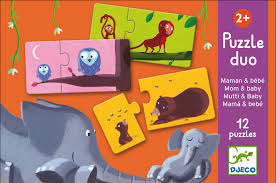 Puzzel duo - moeder en baby