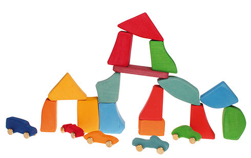 Blokken gekleurd 15 stuks
