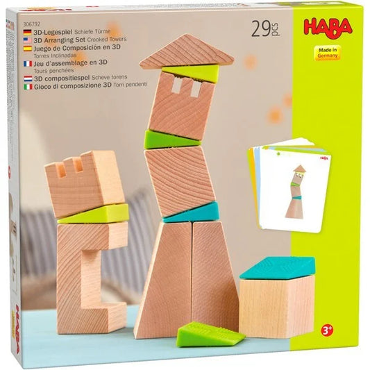 3D Compositiespel - Scheve toren