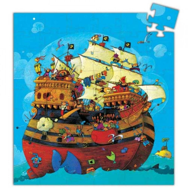 Puzzel 54 stukjes - Piratenboot