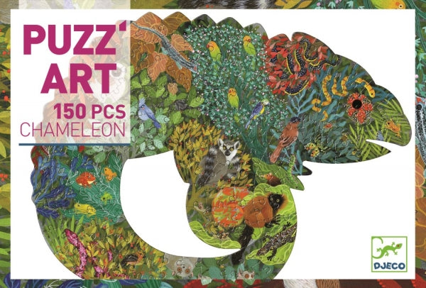Puzzel 150 stukjes - kameleon
