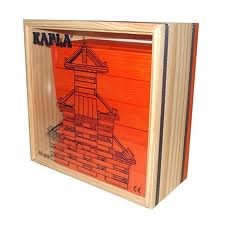 40 plankjes oranje Kapla