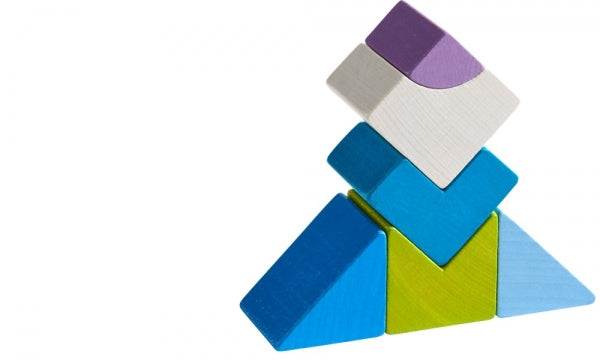 3D compositiespel blokkenmix