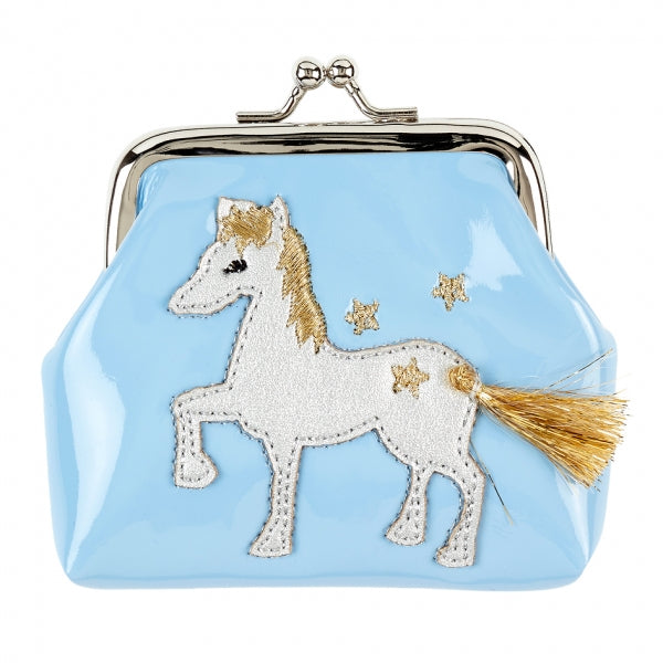 Portemonnee blauw - Paard Marith