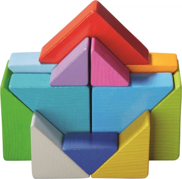 3D compositiespel - tangram kubus