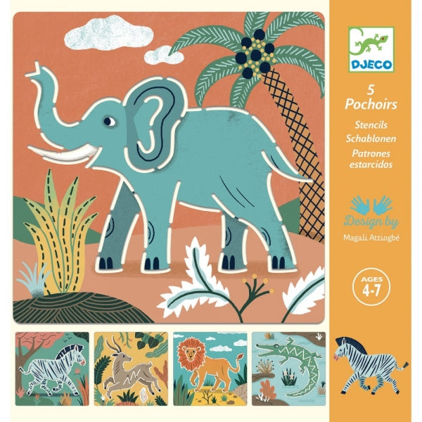 Sjablonen - wilde dieren