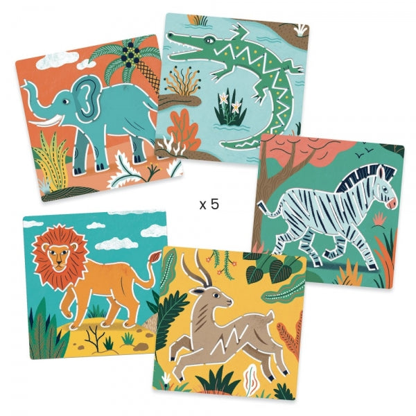 Sjablonen - wilde dieren