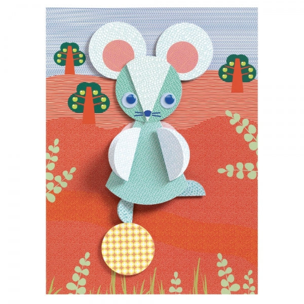 Collages papier - Allemaal rondjes