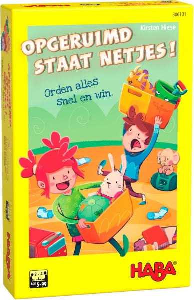 Spel - opgeruimd staat netjes !