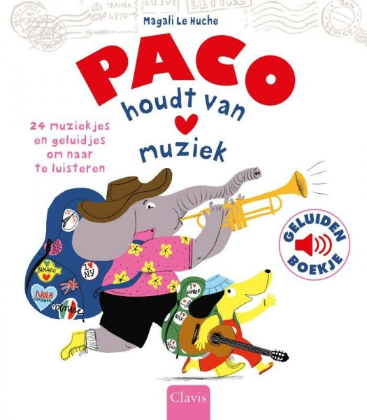 Geluidenboekje - Paco houdt van muziek