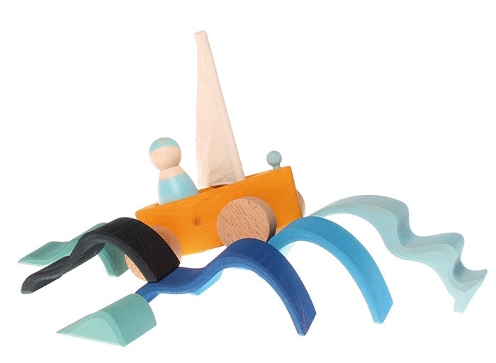 Bouwstenen element water klein