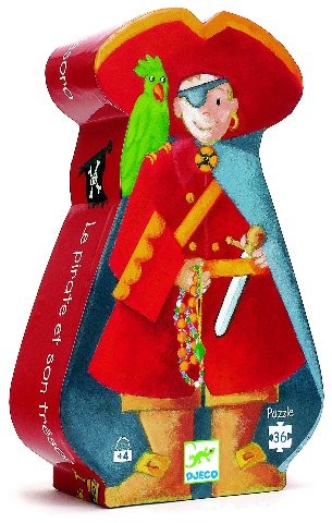 Puzzel 36 stukjes - piraat