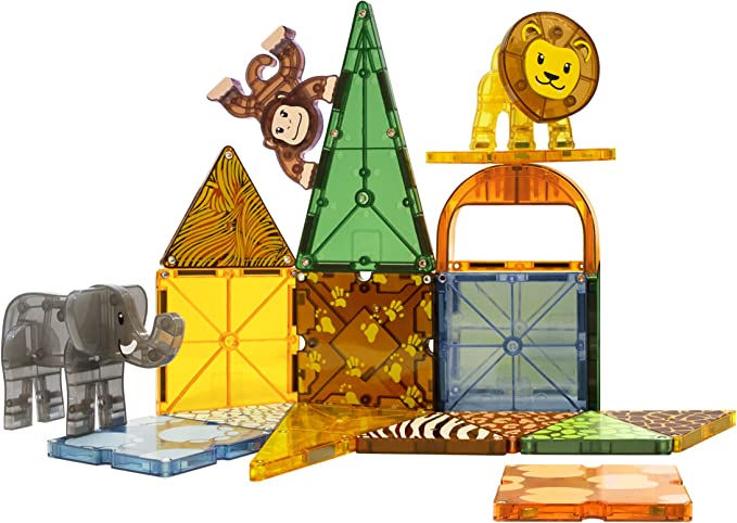 Magna-Tiles constructie - Safari Dieren set 25 onderdelen