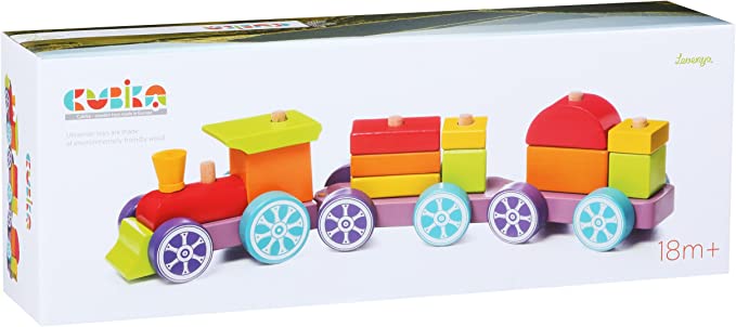 Oekraïens speelgoed - Regenboog Expres Trein LP-3