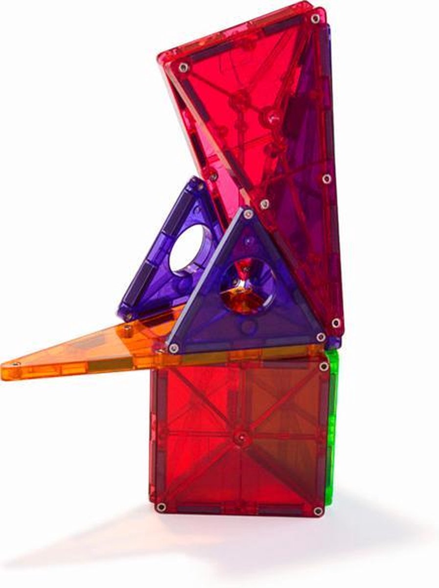 Magna-Tiles constructie - Clear colors deluxe set 48 onderdelen