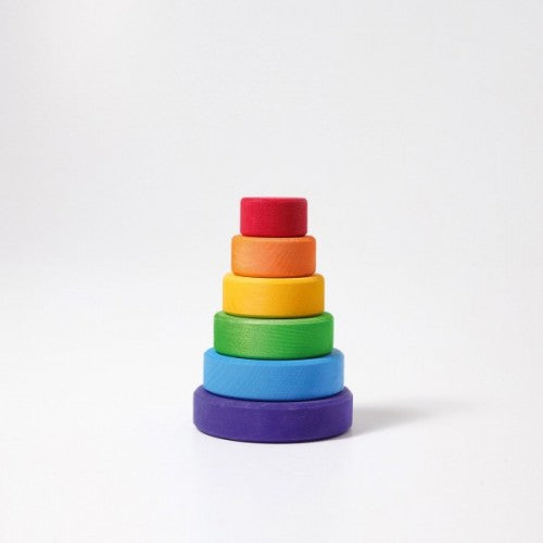 Houten stapeltoren klein