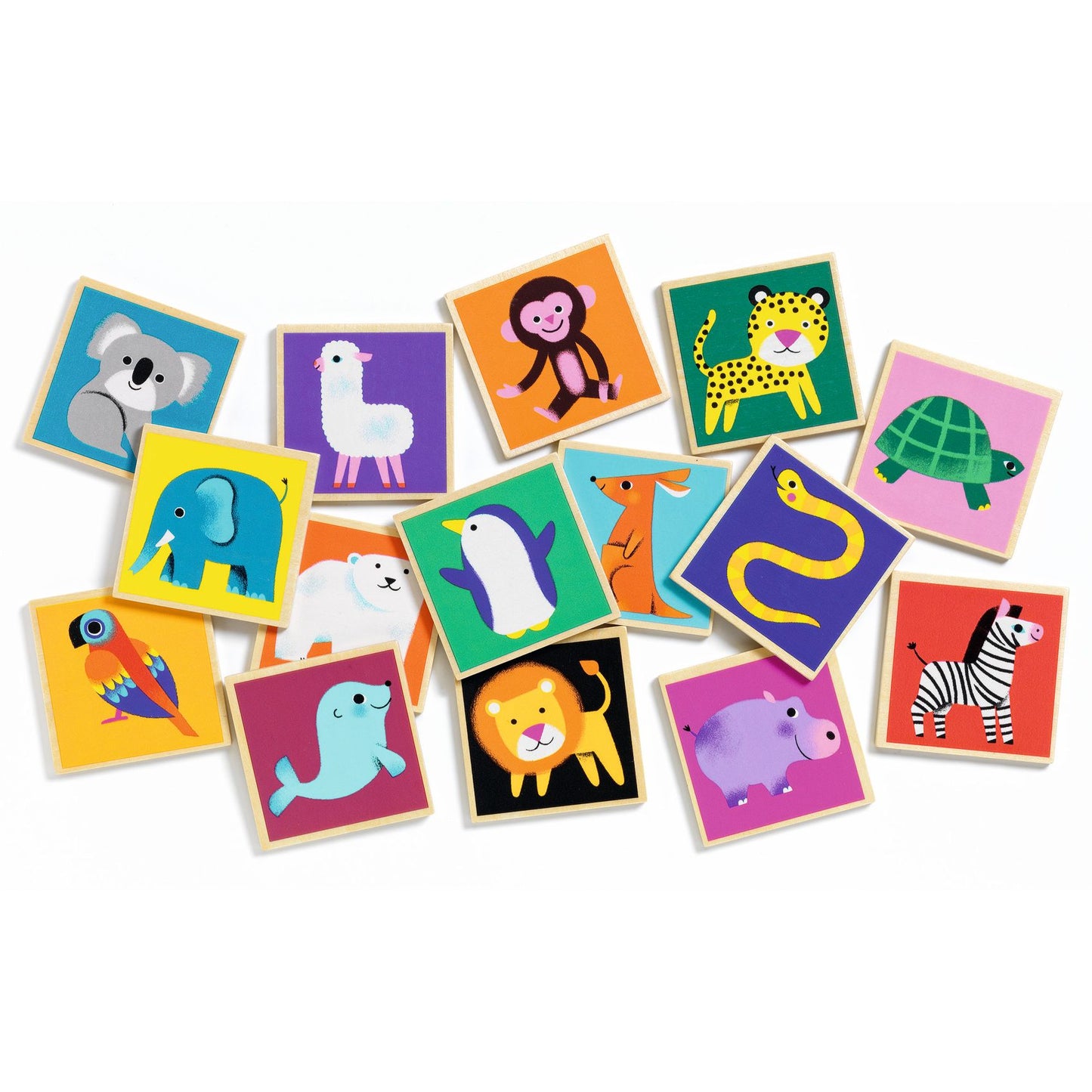 Memo spel - Dieren