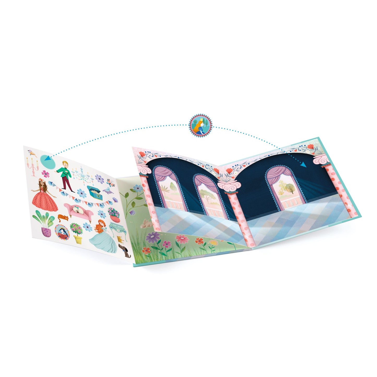 Stickerverhaal - Leven in het kasteel