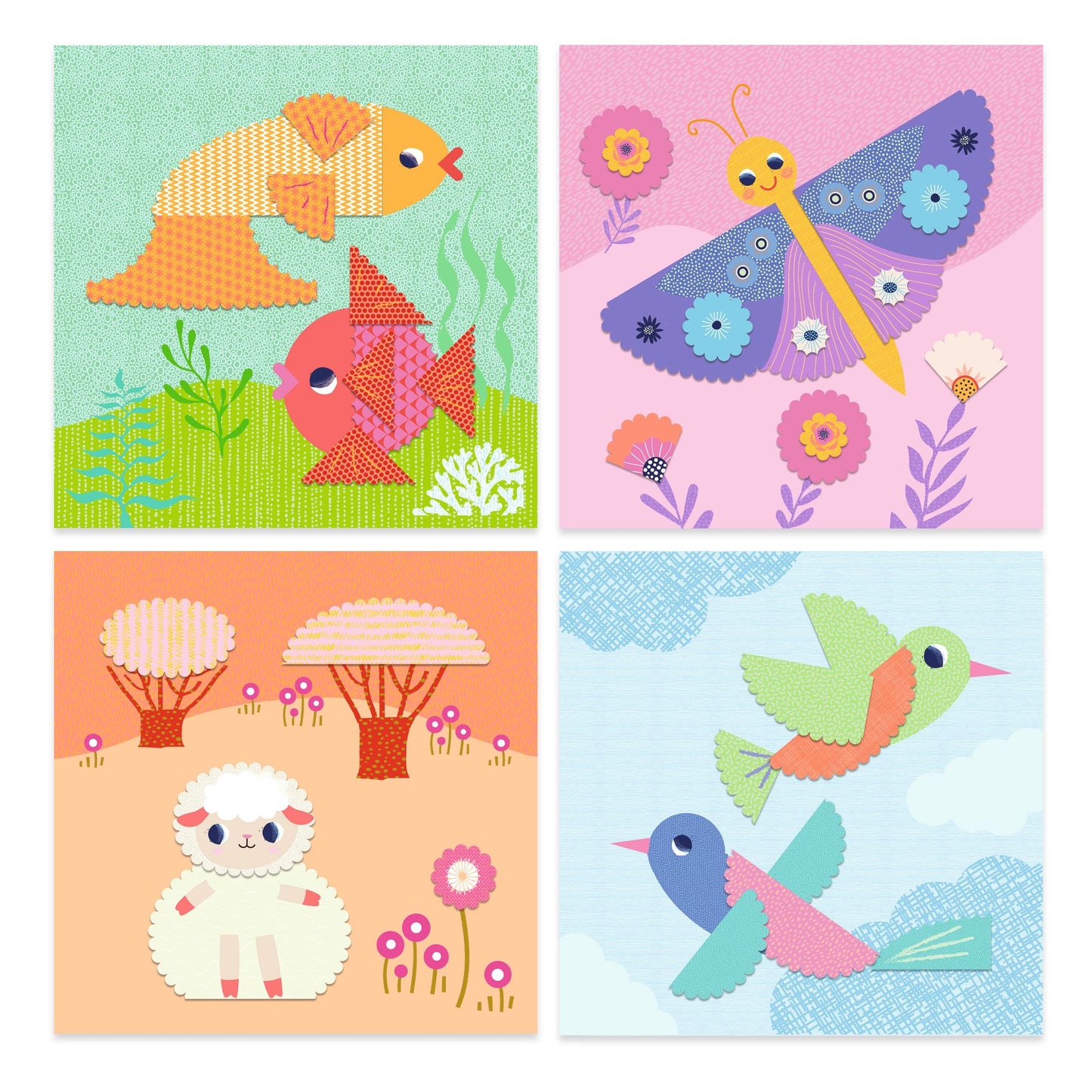 Knutselset papierkunst met kartelrand