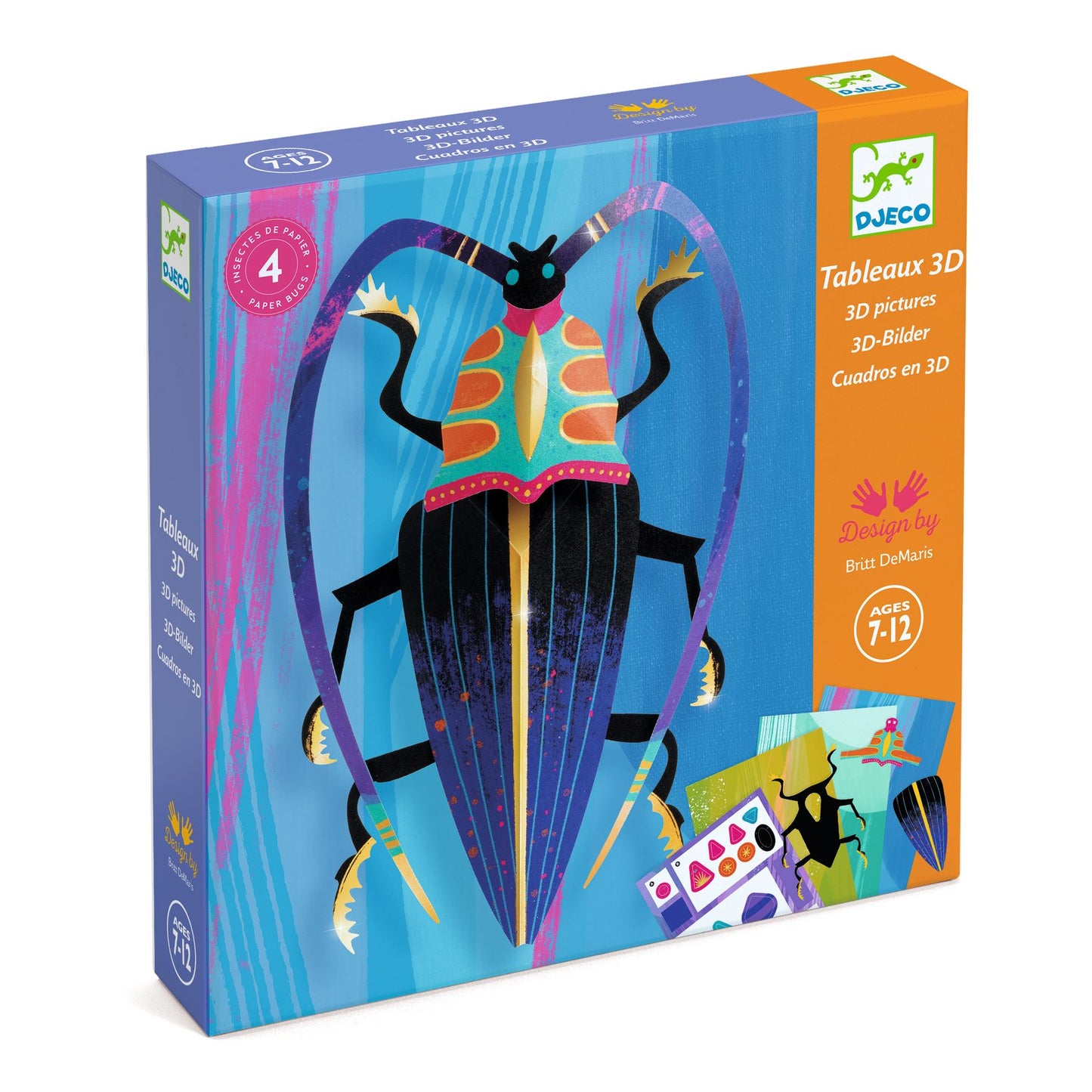 Knutselset papieren insecten