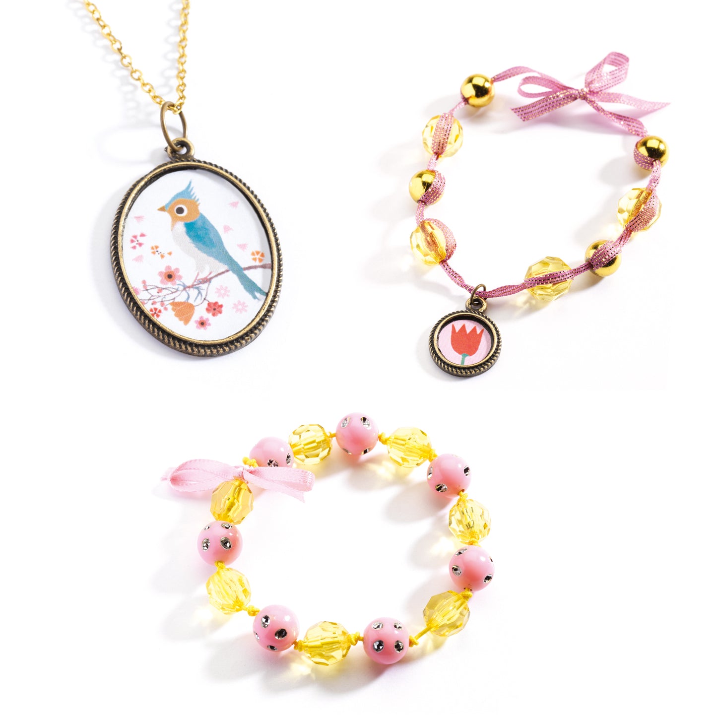 Sieraden maken - Kralen en bloemen