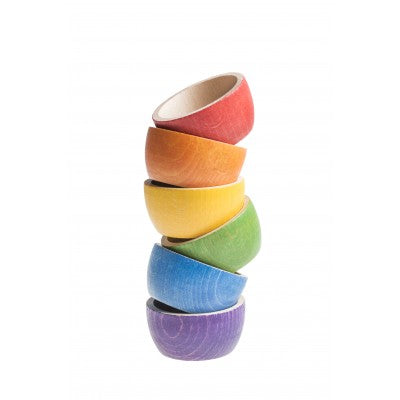 Bakjes in 6 verschillende kleuren