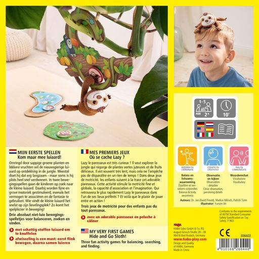 Mijn eerste spellen - Kom maar mee luiaard !