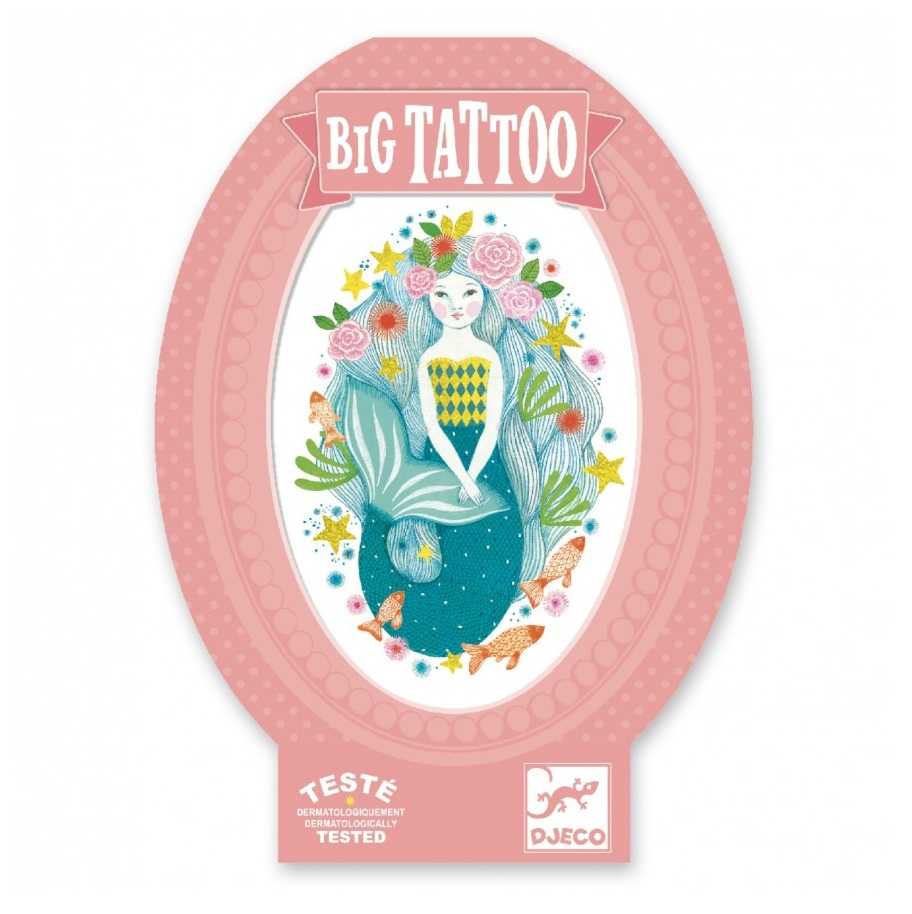 Tattoo - aqua blue