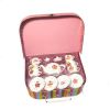 Theeservies porselein Cupcake in koffer