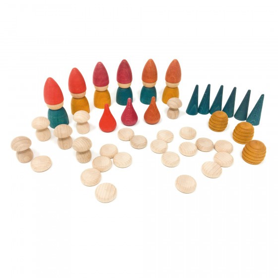 Speelset kabouter - 42 stuks