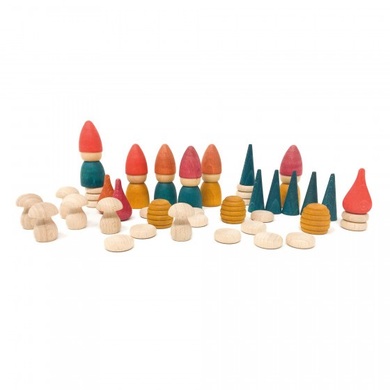 Speelset kabouter - 42 stuks