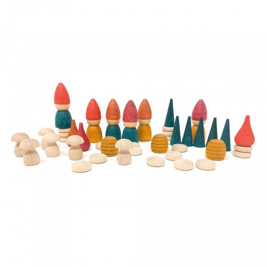 Speelset kabouter - 42 stuks