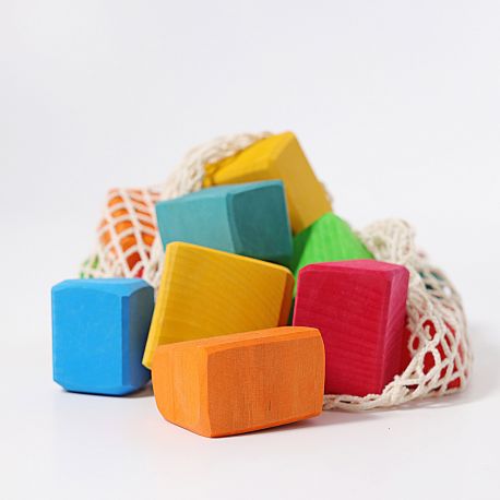 Blokken gekleurd 15 stuks