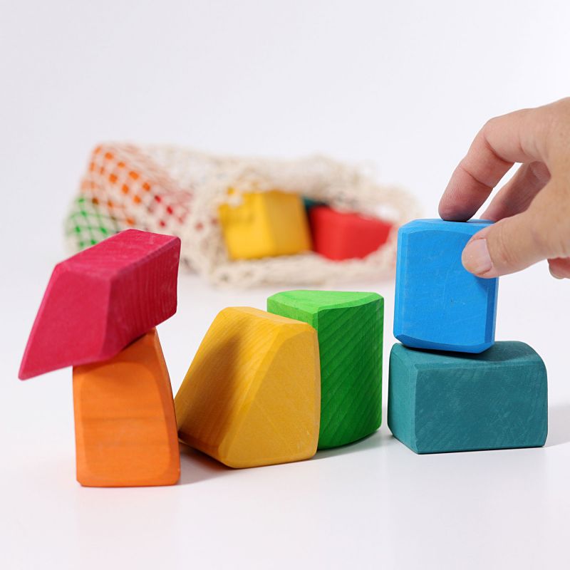 Blokken gekleurd 15 stuks