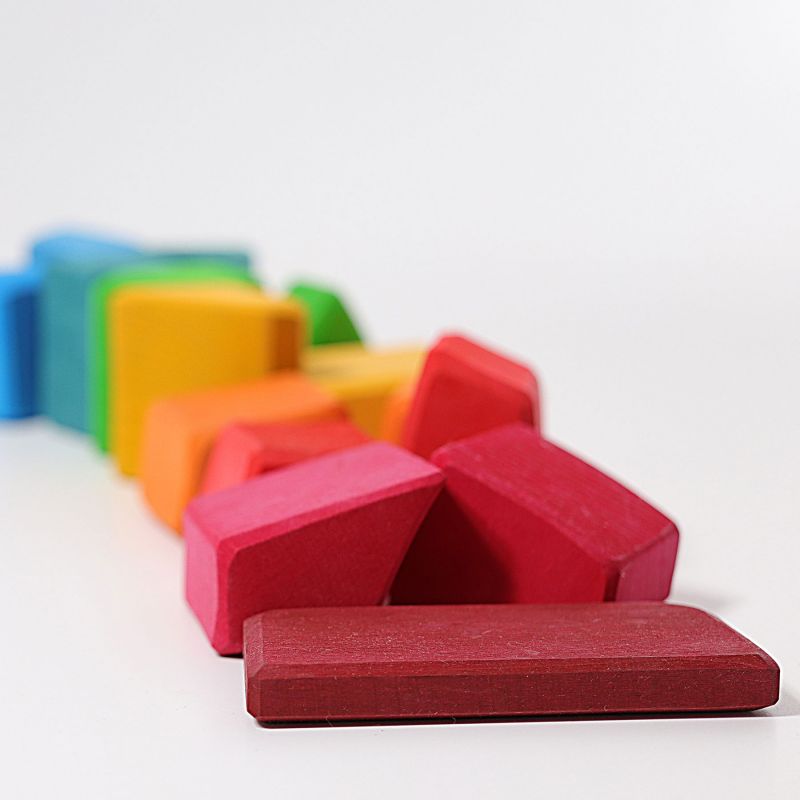 Blokken gekleurd 15 stuks