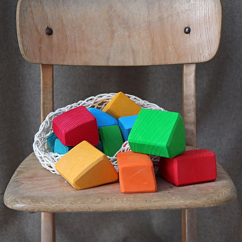 Blokken gekleurd 15 stuks