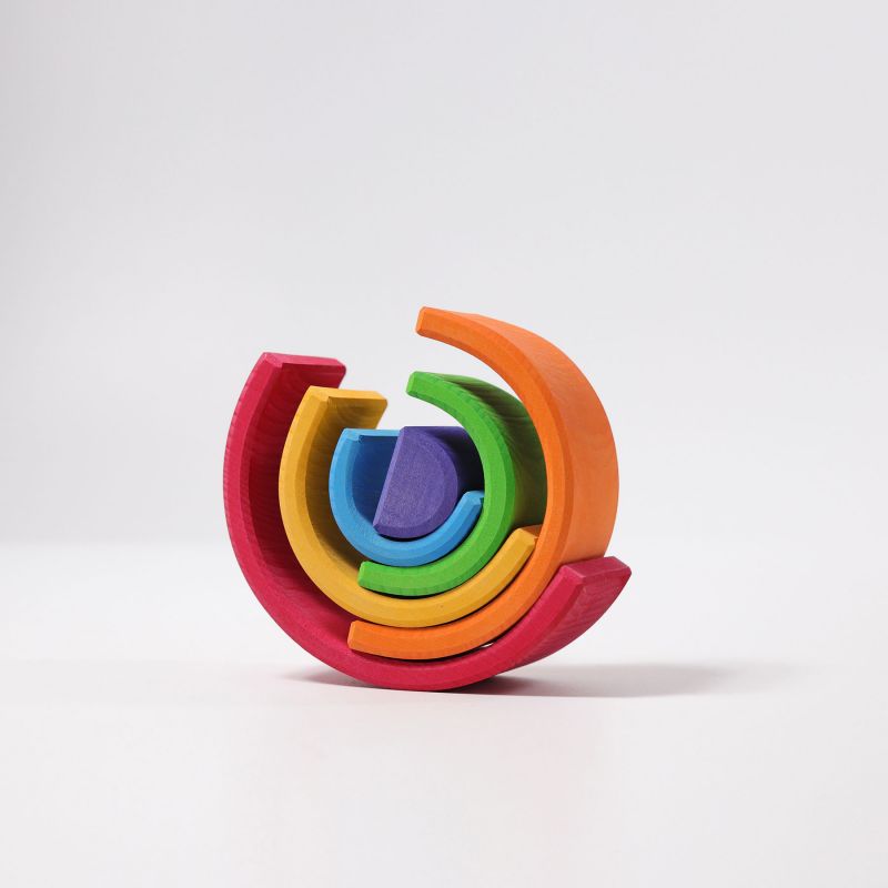 Regenboog middelgroot 6-delig