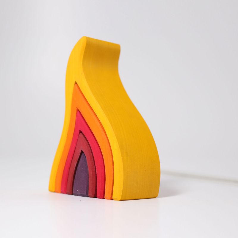 Houten basiselement Vuur