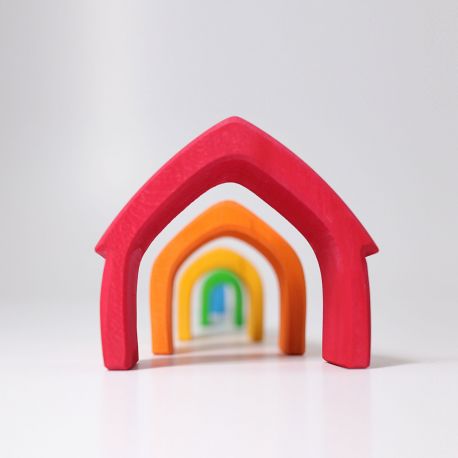 Huis gekleurd