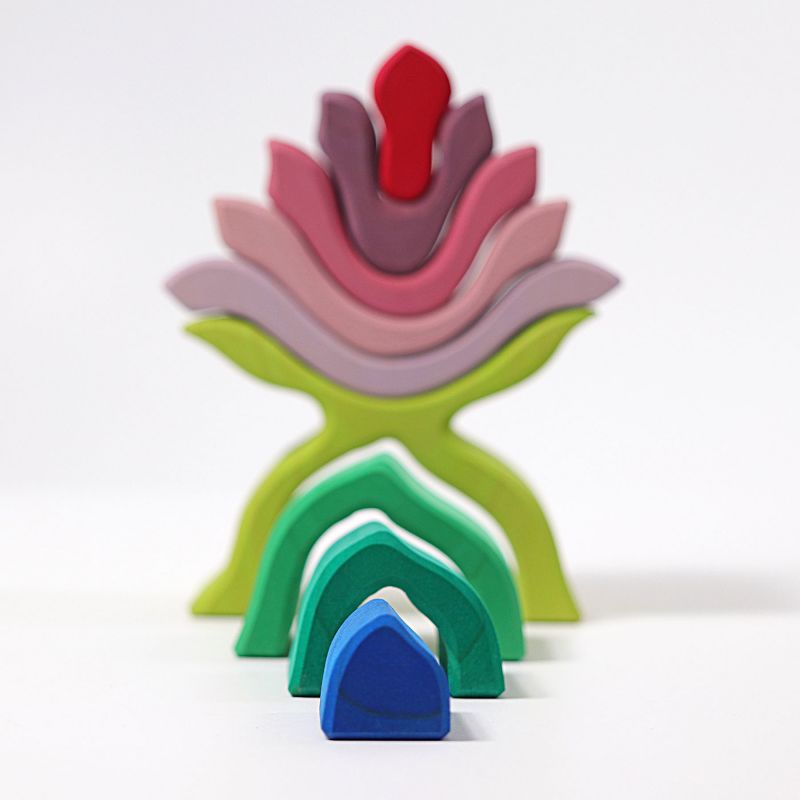 Houten bloem