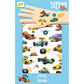 Tattoos - Raceauto's 50 stuks